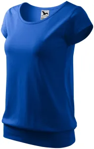 Damen trendy T-Shirt, königsblau, S #703093