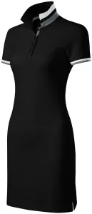 Damenkleid mit Kragen, schwarz, XL