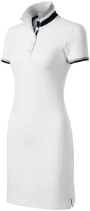 Damenkleid mit Kragen, weiß, S #709170