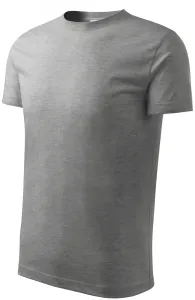 Das einfache T-Shirt der Kinder, dunkelgrauer Marmor, 122cm / 6Jahre