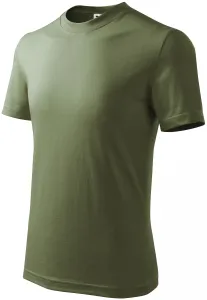 Das einfache T-Shirt der Kinder, khaki, 110cm / 4Jahre