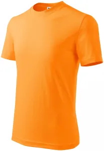Das einfache T-Shirt der Kinder, Mandarine, 122cm / 6Jahre