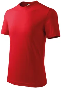 Das einfache T-Shirt der Kinder, rot, 122cm / 6Jahre