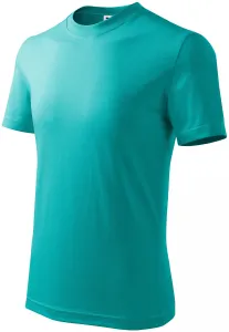 Das einfache T-Shirt der Kinder, smaragdgrün, 110cm / 4Jahre #702951