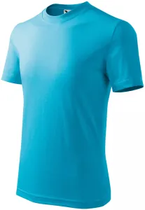 Das einfache T-Shirt der Kinder, türkis, 122cm / 6Jahre