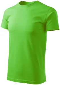 Das einfache T-Shirt der Männer, Apfelgrün, XS