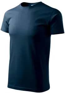 Das einfache T-Shirt der Männer, dunkelblau, XS