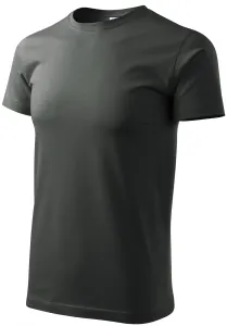 Das einfache T-Shirt der Männer, dunkler Schiefer, XS