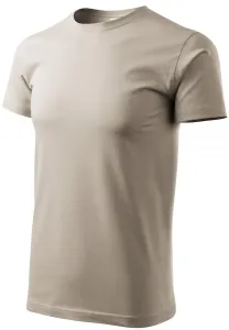 Das einfache T-Shirt der Männer, eisgrau, 2XL
