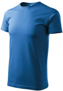Das einfache T-Shirt der Männer, hellblau, XS