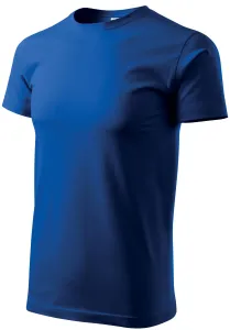 Das einfache T-Shirt der Männer, königsblau, M