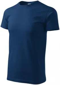 Das einfache T-Shirt der Männer, Mitternachtsblau, M