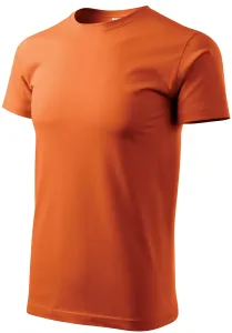 Das einfache T-Shirt der Männer, orange, 4XL