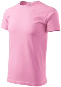 Das einfache T-Shirt der Männer, rosa, M