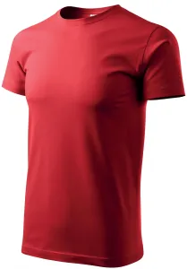Das einfache T-Shirt der Männer, rot, 5XL #373591