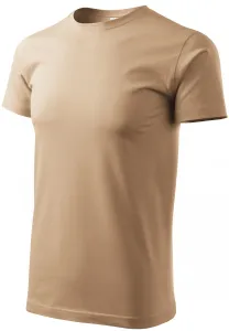 Das einfache T-Shirt der Männer, sandig, 3XL