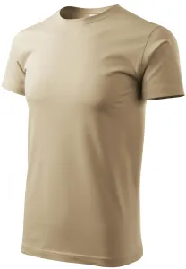 Das einfache T-Shirt der Männer, sandig, XS #702295