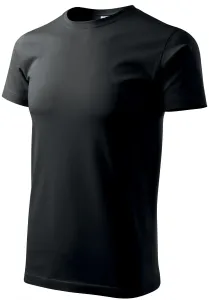 Das einfache T-Shirt der Männer, schwarz, 2XL