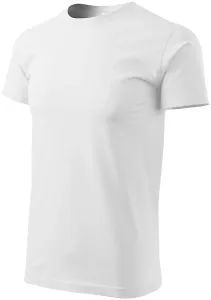 Das einfache T-Shirt der Männer, weiß, 2XL