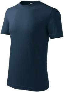 Das klassische T-Shirt der Männer, dunkelblau, M