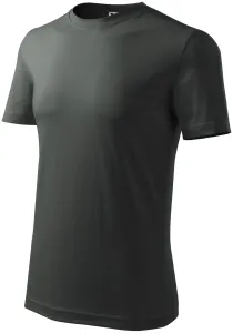 Das klassische T-Shirt der Männer, dunkler Schiefer, S #704231