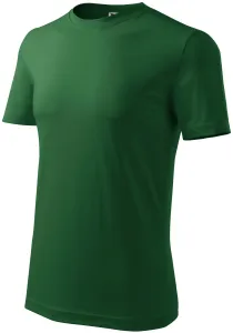 Das klassische T-Shirt der Männer, Flaschengrün, 2XL