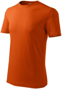 Das klassische T-Shirt der Männer, orange, S