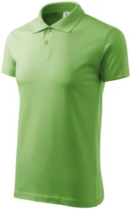 Einfaches Herren Poloshirt, erbsengrün, S #706929