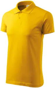 Einfaches Herren Poloshirt, gelb, S #706870