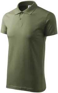 Einfaches Herren Poloshirt, khaki, S #706940