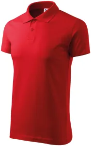 Einfaches Herren Poloshirt, rot, 2XL