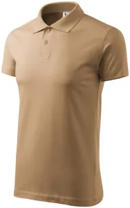 Einfaches Herren Poloshirt, sandig, L #377334