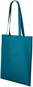 Einkaufstasche aus Baumwolle, petrol blue, uni