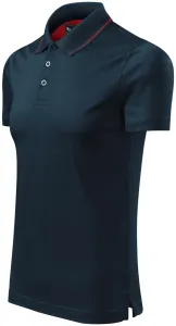 Elegantes mercerisiertes Poloshirt für Herren, dunkelblau, L