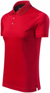 Elegantes mercerisiertes Poloshirt für Herren, formula red, S #704453