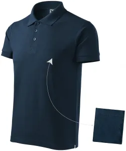 Elegantes Poloshirt für Herren, dunkelblau, S