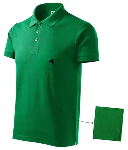 Elegantes Poloshirt für Herren, Grasgrün, S