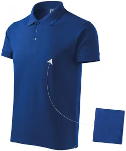 Elegantes Poloshirt für Herren, königsblau, 2XL
