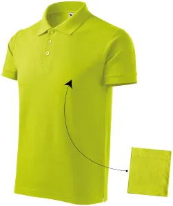 Elegantes Poloshirt für Herren, lindgrün, XL