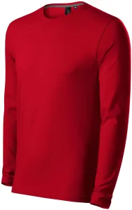 Eng anliegendes Herren T-Shirt mit langen Ärmeln, formula red, XL #709033