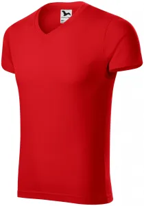 Eng anliegendes Herren-T-Shirt, rot, 3XL