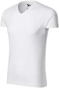Eng anliegendes Herren-T-Shirt, weiß, 2XL