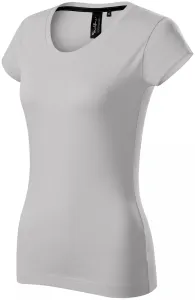 Exklusives Damen T-Shirt, Silber grau, S #709945