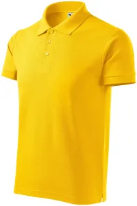 Gröberes Poloshirt für Herren, gelb, 2XL