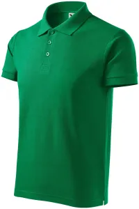 Gröberes Poloshirt für Herren, Grasgrün, 2XL