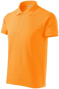 Gröberes Poloshirt für Herren, Mandarine, M #706393