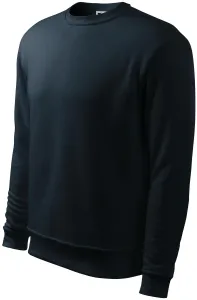Herren/Kinder Sweatshirt ohne Kapuze, dunkelblau, XL
