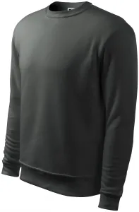 Herren/Kinder Sweatshirt ohne Kapuze, dunkler Schiefer, 146cm / 10Jahre