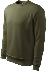 Herren/Kinder Sweatshirt ohne Kapuze, military, S