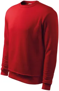 Herren/Kinder Sweatshirt ohne Kapuze, rot, S